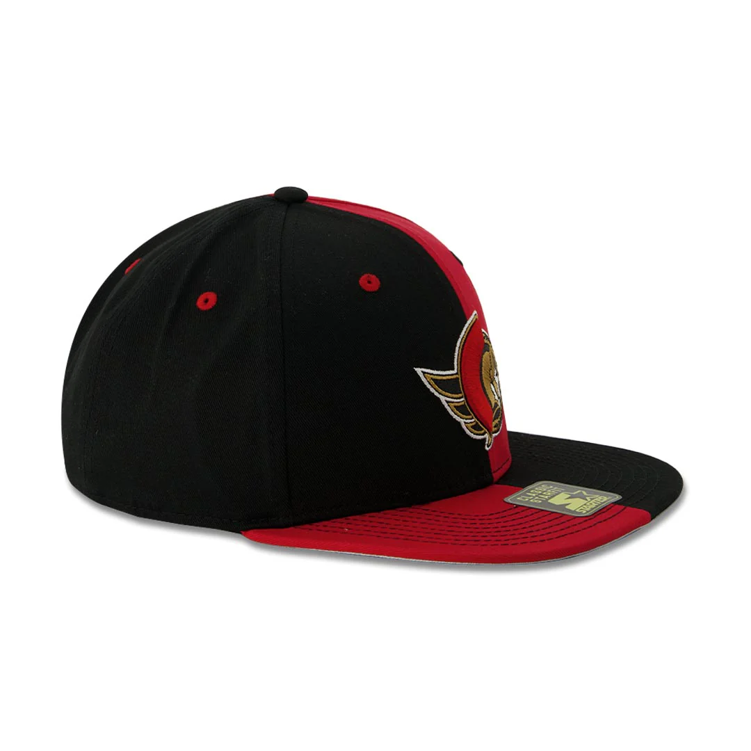 Starter - Ottawa Senators Pin Wheel Snapback Hat (LH410982 OTS) - Image 2