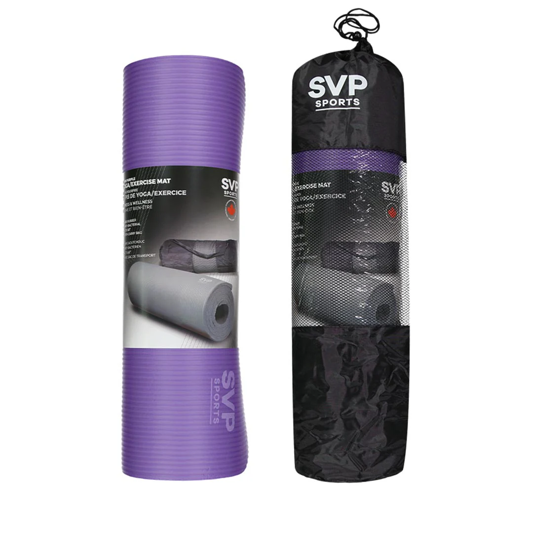 SVP Fit - Yoga/Exercise Mat 10mm With Mesh Carry Bag (NBR-10 PUR) - Image 3