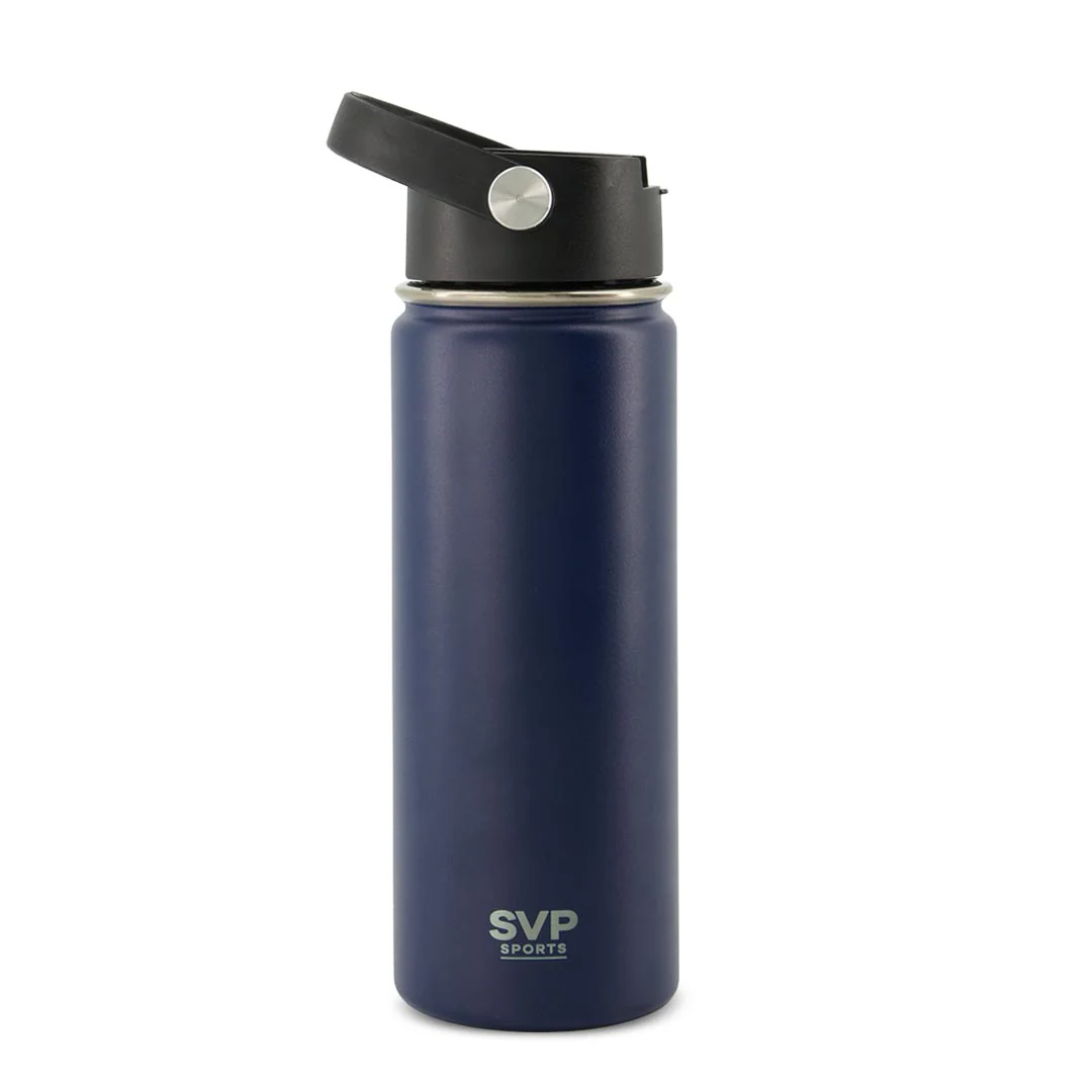 SVP Sports - 18oz Insulated Thermal Bottle - Hot & Cold (18OZ-SVP-BLU) - Image 2
