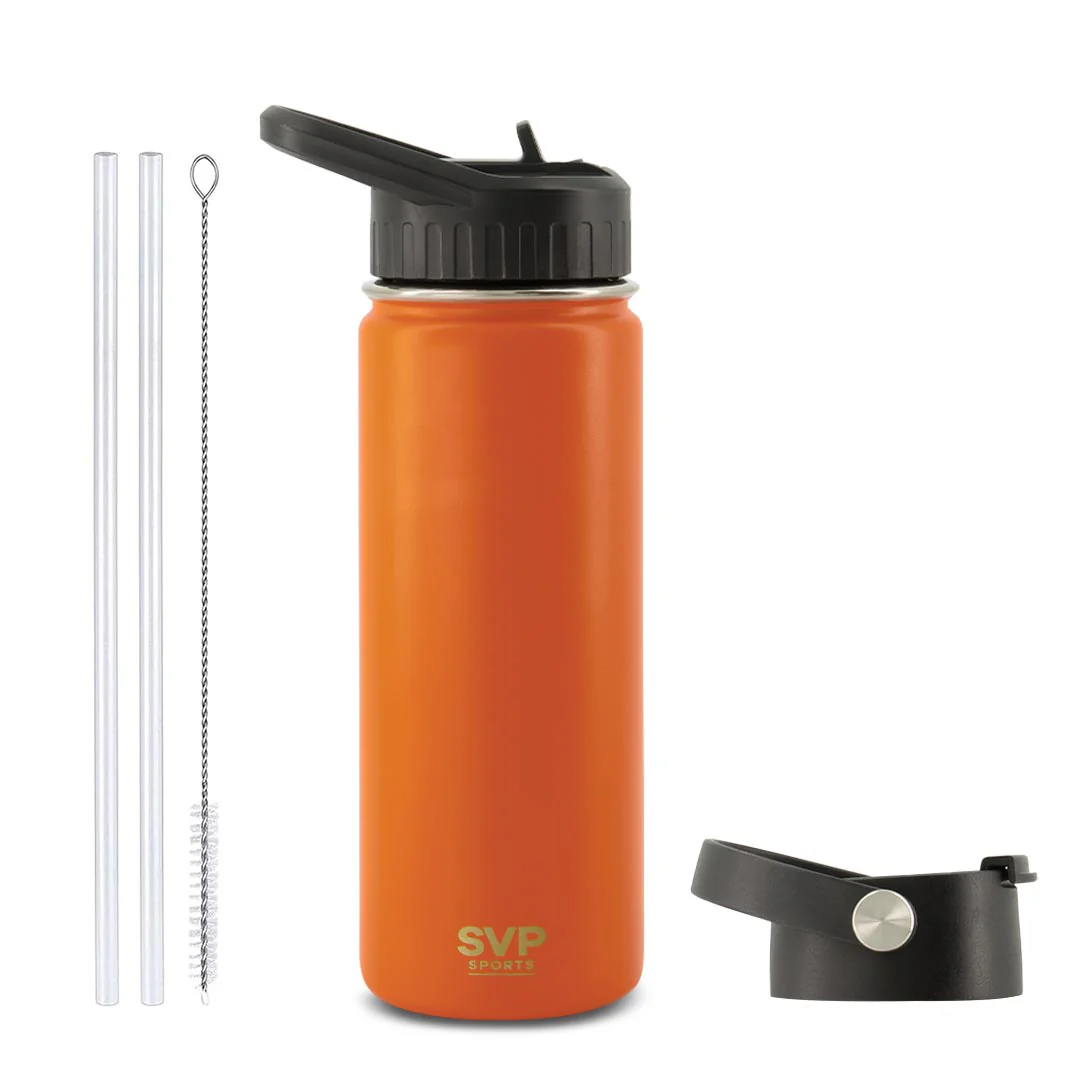 SVP Sports - 18oz Insulated Thermal Bottle - Hot & Cold (18OZ-SVP-ORG) - Image 3