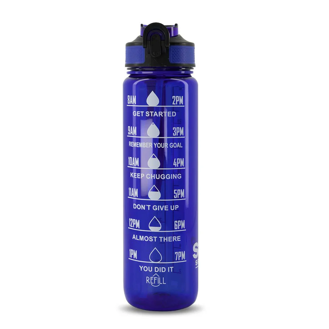 SVP Sports - 32oz Hydration Water Bottle (32OZ-BLUCLEAR) - Image 2