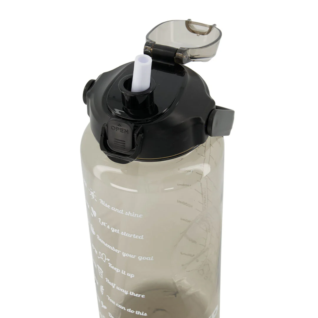SVP Sports - 64oz Hydration Water Bottle (64OZ-BLKCLEAR) - Image 4