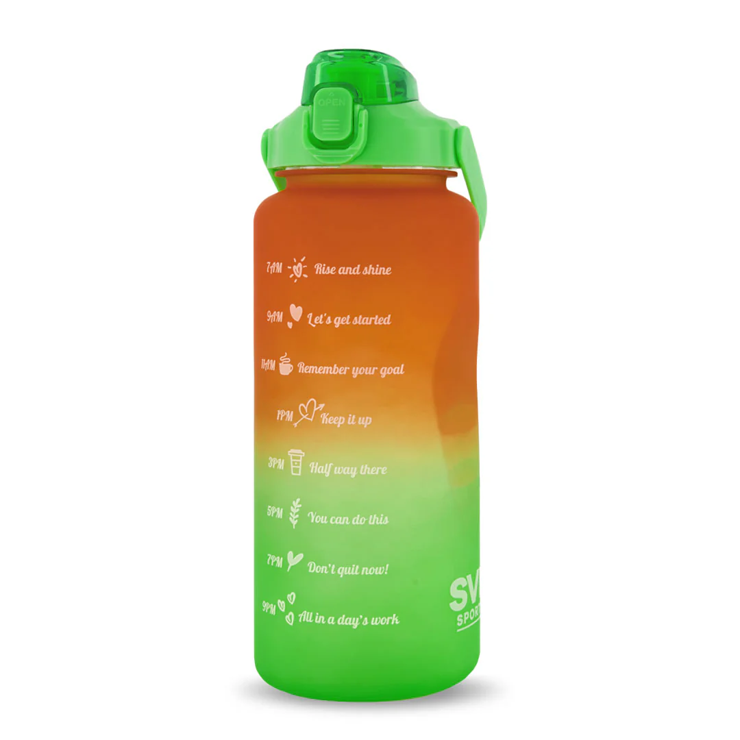 SVP Sports - 64oz Hydration Water Bottle (64OZ-ORGGRN) - Image 2