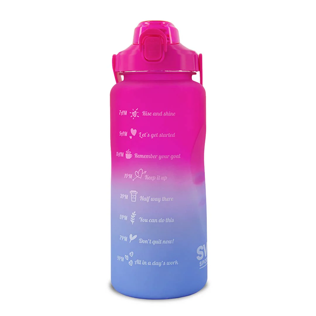 SVP Sports - 64oz Hydration Water Bottle (64OZ-PNKBLU) - Image 2