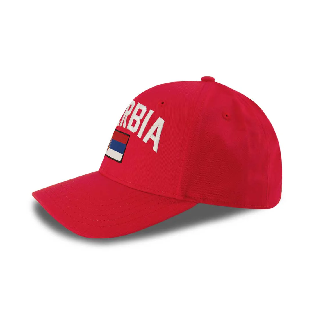 SVP Sports - Men's Serbia Flag Hat (MEXXPSLMHDCC1PB 64DRE) - Image 2