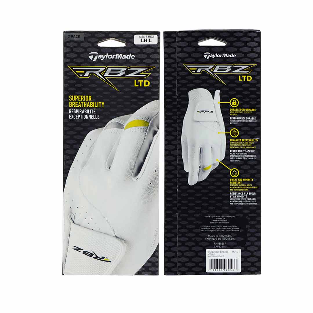 TaylorMade - Men's TM19 2 Pack Left Hand Golf Gloves Large (N7709022) - Image 4