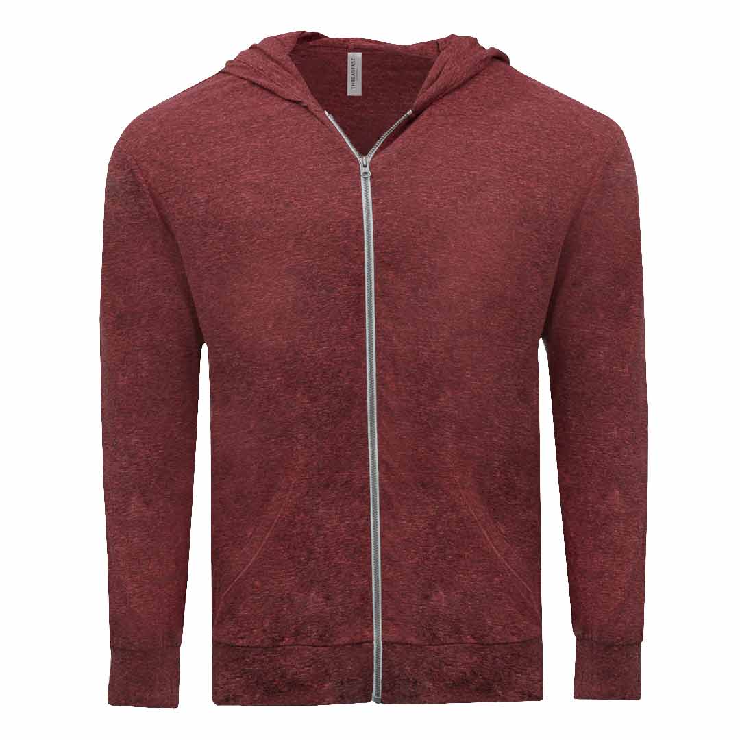 Threadfast - Unisex Lightweight Premium Full Zip Hoodie (302Z CBL02)